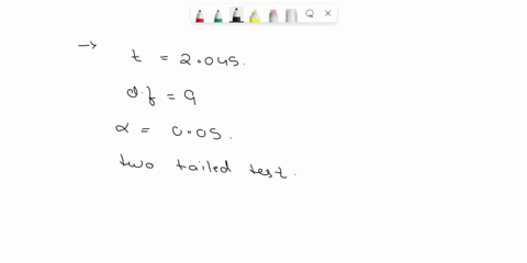 if-the-test-statistic-for-small-sample-difference-of-means-test-is-t-2045we-could-reject-the-null-hypothesis-at-alpha-two-tailed-test-with-degrees-of-freedom-equal-to-true-false-23388