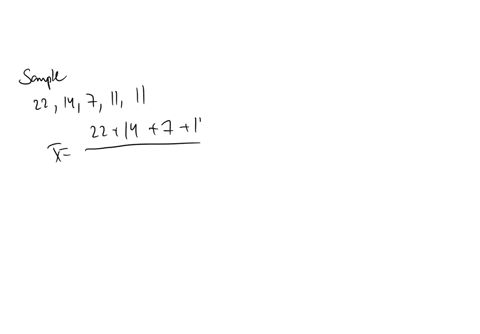 find-the-population-mean-or-sample-mean-as-indicated-sample-221471111-30603