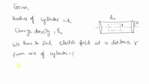 consider-a-long-cylindrical-charge-distribution-of-radius-r-with-a-uniform-charge-density-rho-find-7-82825