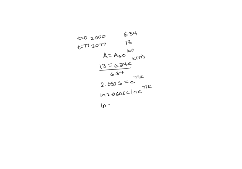 please-do-part-a-and-b-homework45-exponential-growth-and-decay-modeling-data-question-7457-part-1-of-2-hw-score46156-of-13-points-x-points-0-of-1-save-a-in-2000-the-population-of-a-country-w-04076
