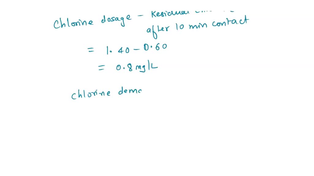 SOLVED For wastewater consists of ammonia, organic matter and