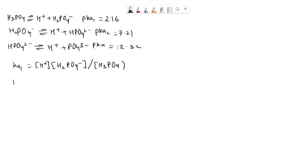 SOLVED: Texts: Phosphoric acid, H3PO4(aq), is a triprotic acid, meaning ...