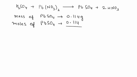 after-a-precipitation-reaction-with-64m-h2so4-was-completed-you-centrifuge-the-sample-dry-and-weighit-the-pptls-found-t0-weigh-0114-grams-based-on-this-mass-what-was-the-original-concentrati-52669