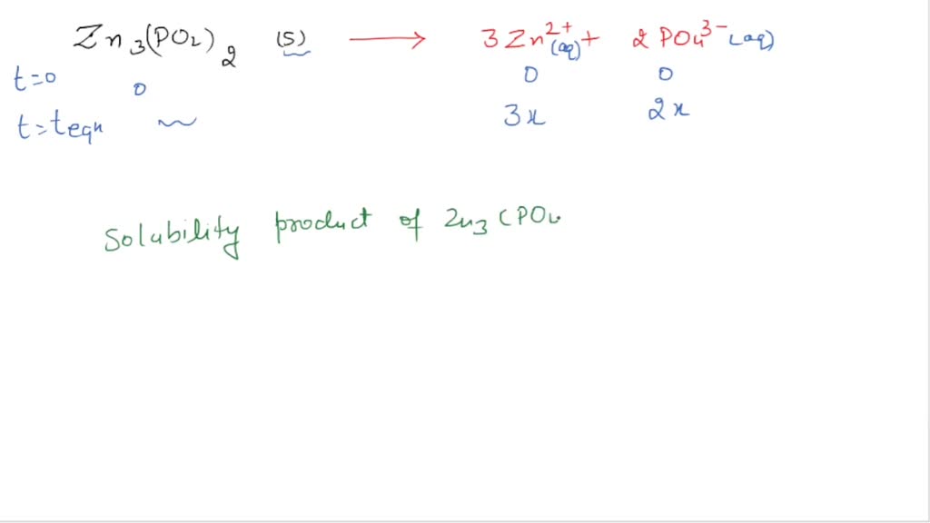 SOLVED: A student measures the molar solubility of silver phosphate in ...