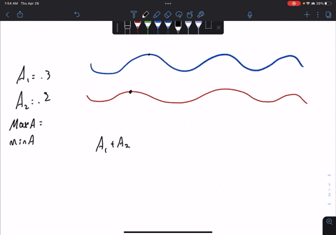 a-wave-of-amplitude-030-m-interferes-with-a-second-wave-of-amplitude-020-m-traveling-in-the-same-direction-what-are-a-the-largest-and-b-the-smallest-resultant-amplitudes-that-can-occur-and-u-68471