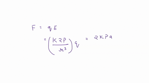 an-electron-on-the-axis-of-an-electric-dipole-is-25-nm-from-the-center-of-the-dipole-what-is-the-magnitude-of-the-electrostatic-force-on-the-electron-if-the-dipole-moment-is-36-x-10-27-cm-as-90887