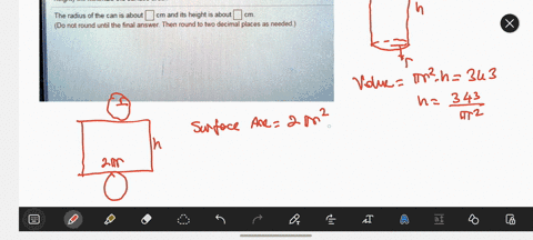 an-open-top-cylindrical-container-is-to-have-volume-343-cm-what-dimensions-radius-and-height-will-minimize-the-surface-area-tthe-radius-of-the-can-is-about-cm-and-its-height-is-about-cm-do-n-18287