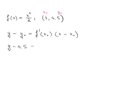 find-an-equation-for-the-line-tangent-to-the-graph-of-the-given-function-at-the-indicated-point-x2-fx-at-345-2-oa-y6x-45-0-b-y-3x-9-oc-y3x45-0-d-y-3x-45-97308