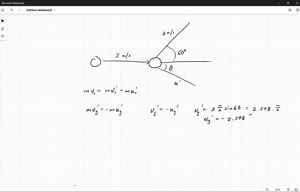 SOLVED A billiards ball of mass 0.2 kg strikes, another initially