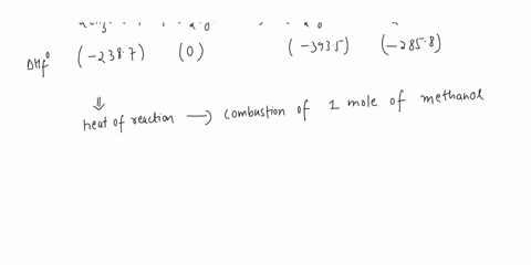 using-molar-enthalpies-of-formation-determine-the-heat-of-reaction-for-the-combustion-of-1_-2ch3oh-ooo0-mole-of-methanol-302g-ahf-kllmol-2co2kg-2387-a-14528-kj-3935-b-24076-kj-9180-kj-1489kj-52147