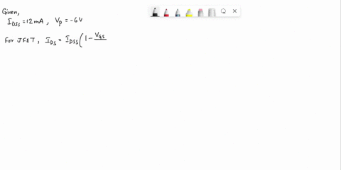 a-a-jfet-circuit-is-shown-belowthe-n-jfet-has-maximum-drain-source-current-idss12-maand-pinchoff-voltage-vp-6v-fig2-iexplain-why-vgs-vs-ii-calculate-the-value-of-source-resistance-rs-require-13027