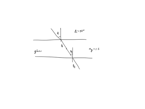 a-beam-of-light-goes-through-a-slab-of-glass-as-shown-in-the-figure-the-index-of-refraction-of-the-glass-is-ng-15-the-index-of-refraction-of-air-is-na-1-the-incident-angle-of-the-light-is-i-67048