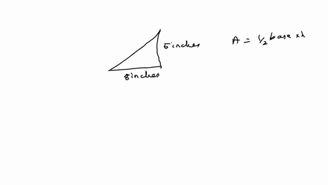 what-is-the-area-of-the-triangle-shown-below-a-ibh-inches-8-inches-48797