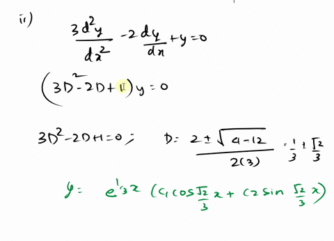 questionz-20-marks-solve-and-obtain-its-general-solution-for-the-following-second-order-differential-equations-by-using-the-homogeneous-equation-2dx10y-0-dx2-dx-5-marks-dy-2-dxy0-dx2-dx-ji-5-63564