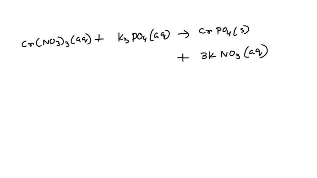 Chromium Ii Phosphate Net Ionic Equation