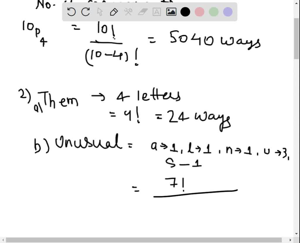 SOLVED 'Answer the folloing questions? 1. compute the number possible