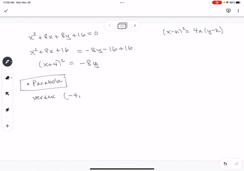 complete-the-square-to-determine-whether-the-graph-of-the-equation-is-an-ellipse-a-parabola-a-hyperbola-a-degenerate-conic-or-results-in-no-solution-x2-8x-8y-16-0-2