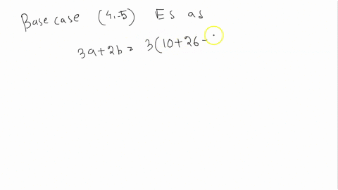 discrete-math-induction-proof-assume-s-is-a-recursively-defined-set-of-ordered-pairs-defined-by-the-following-properties-1-5-s-ab-s-a1b2-s-ab-s-2a-12b5-s-use-structural-induction-to-prove-th-33339
