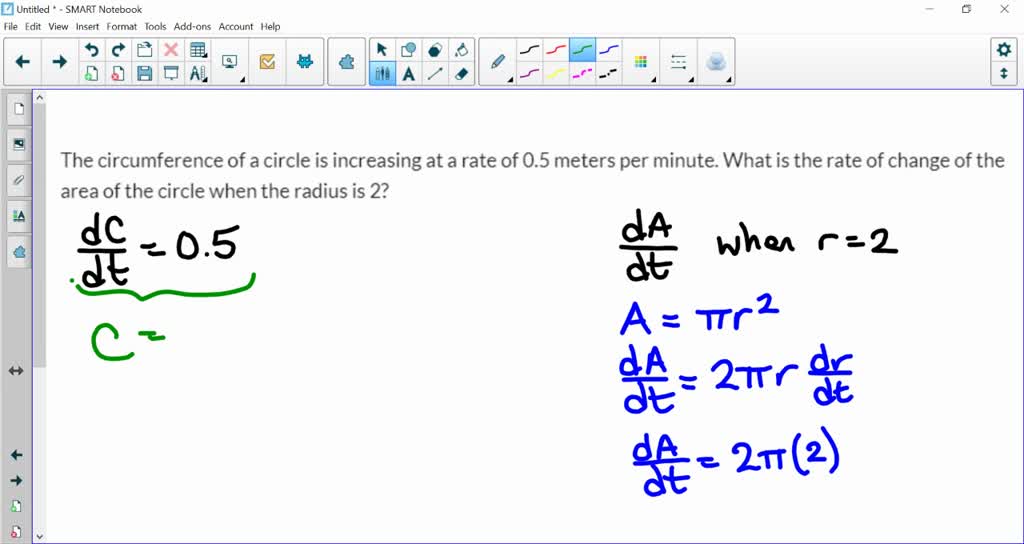 solved-the-radius-of-a-circle-is-increasing-at-the-rate-of-0-1-cm-sec