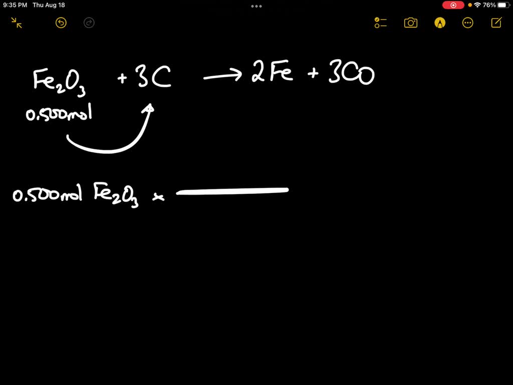 SOLVED In a blast furnace, coke, which is solid carbon, reacts with O2