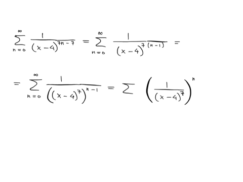 create-a-new-power-series-question-determine-the-interval-of-convergence-for-the-function-represented-by-the-series-below-n-7-write-your-answer-in-interval-notation-and-join-multiple-interva-48295