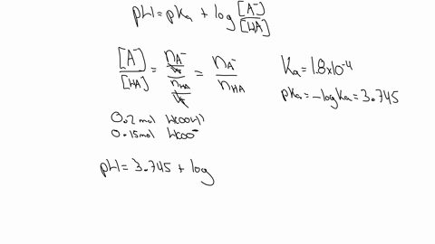 2a-buffer-is-made-by-preparing-00-l-solution-that-contains-020-mol-in-formic-acid-hcooh-and-015-mol-in-sodium-formate-hcoona-the-ka-of-formic-acid-is-18x10-4-a-determine-the-ph-of-the-buffer-21124