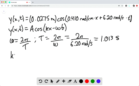 a-water-wave-traveling-in-a-straight-line-on-a-lake-is-described-by-the-equation-yx-t-mathrm275-cm-cos0410-mathrmradcm-textitx-620-mathrmrads-t-where-y-is-the-displacement-perpendicular-to-the-undis-2