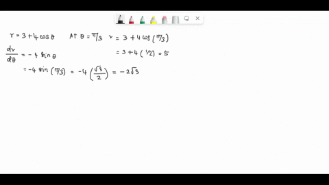 find-the-slope-of-the-tangent-line-to-the-given-polar-curve-at-the-point-specified-by-the-value-of-r-3-4-cos-3-30242