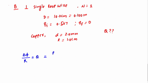 the-magnetic-field-perpendicular-to-a-single-wire-loop-of-diameter-100-mathrmcm-decreases-from-050-m-43844