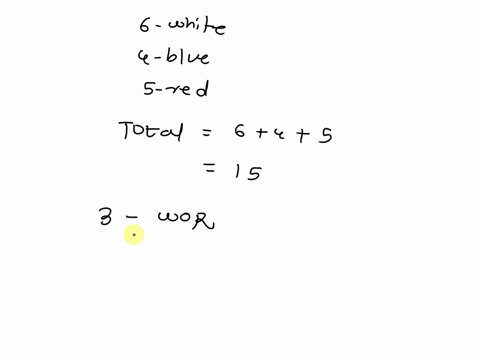 there-are-6-white-balls-4-blue-balls-and-5-red-balls-in-a-box-three-balls-are-selected-at-random-without-replacement-a-what-is-the-probability-of-getting-three-balls-of-different-colors-b-wh-37332