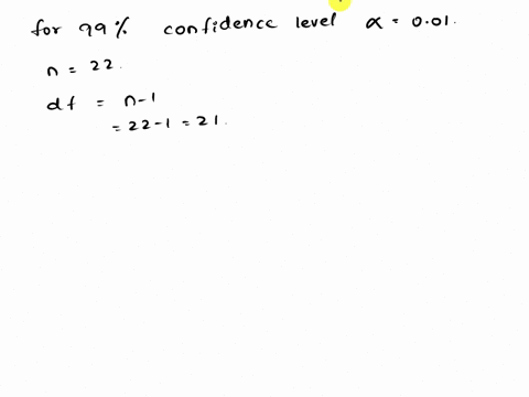 question-24-3-pts-suppose-you-are-asked-to-construct-a-99-confidence-interval-for-an-unknown-population-mean-the-population-standard-deviation-is-unknown-and-the-sample-used-to-construct-the-70623