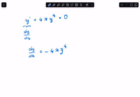 find-the-general-solution-of-the-differential-equation-y4xy40-using-separation-of-variables-express-numbers-in-exact-form-use-symbolic-notation-and-fractions-where-needed-use-c-for-the-arbitrary-const