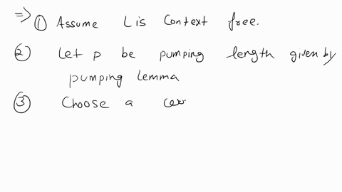 question-3-12-the-pumping-lemma-with-length-for-context-free-languages-cfls-can-be-stated-as-followslet-l-be-a-cfl-generated-by-a-cfg-in-cnf-with-p-live-productions-then-any-word-w-in-l-with-80914