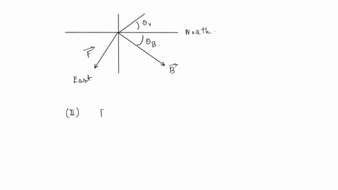 in-a-certain-region-the-earths-magnetic-field-has-magnitude-of-51-x-10-5t-and-is-directed-north-at-an-angle-of-580-below-the-horizontal-an-electrically-charged-bullet-is-fired-north-and-110-00477