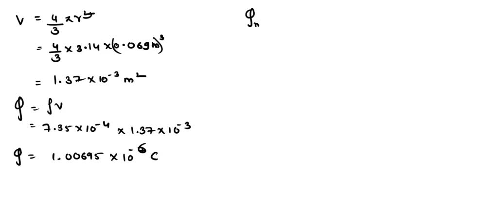 Solved Exercise 2222 A Point Charge Of 300 Âµc Is Located In The Center Of A Spherical 1501