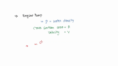 an-engine-pumps-water-of-density-r-through-a-hose-pipe-water-leaves-the-hose-pipe-of-cross-sectional-area-a-with-a-velocity-v-find-the-i-rate-at-which-kinetic-energy-is-imparted-to-water-ii-power-of-t