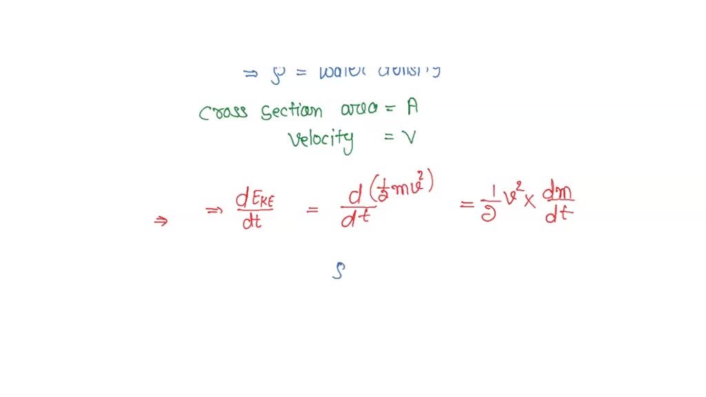 SOLVED " An engine pumps water of density r, through a hose pipe