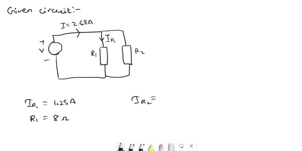 SOLVED: Calculating Parallel Circuits Using Ohm's Law Now you will ...