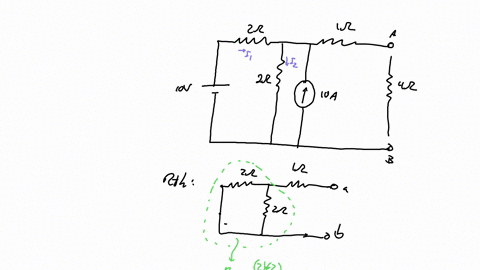 1-apply-thevenins-theorem-to-calculate-current-flowing-in-branch-ab-for-the-given-circuit-below-r12q-r31q-10v-r22-0-r44-b-31027