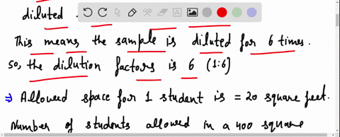 what-is-the-final-dilution-factor-df-when-10-ml-sample-is-added-to-50-ml-diluent-due-to-social-distancing-you-are-only-allowed-1-student-per-20-square-feet-of-room-how-many-students-can-you-53896