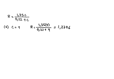 if-c-in-units-of-10-4-molar-is-the-concentration-of-glucose-in-solution-then-e-coli-bacteria-in-the-solution-grow-135c-r-cell-divisions-per-hour-022-c-rate-r-in-cell-divisions-per-hour-given-58561