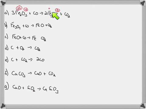 the-following-reactions-all-occur-in-a-blast-furnace-which-of-these-are-redox-reactions-a-3-mathrmfe_2-mathrmo_3smathrmcog-rightarrow-2-mathrmfe_3-mathrmo_4smathrmco_2g-b-mathrmfe_3-mathrmo_4smathrmco