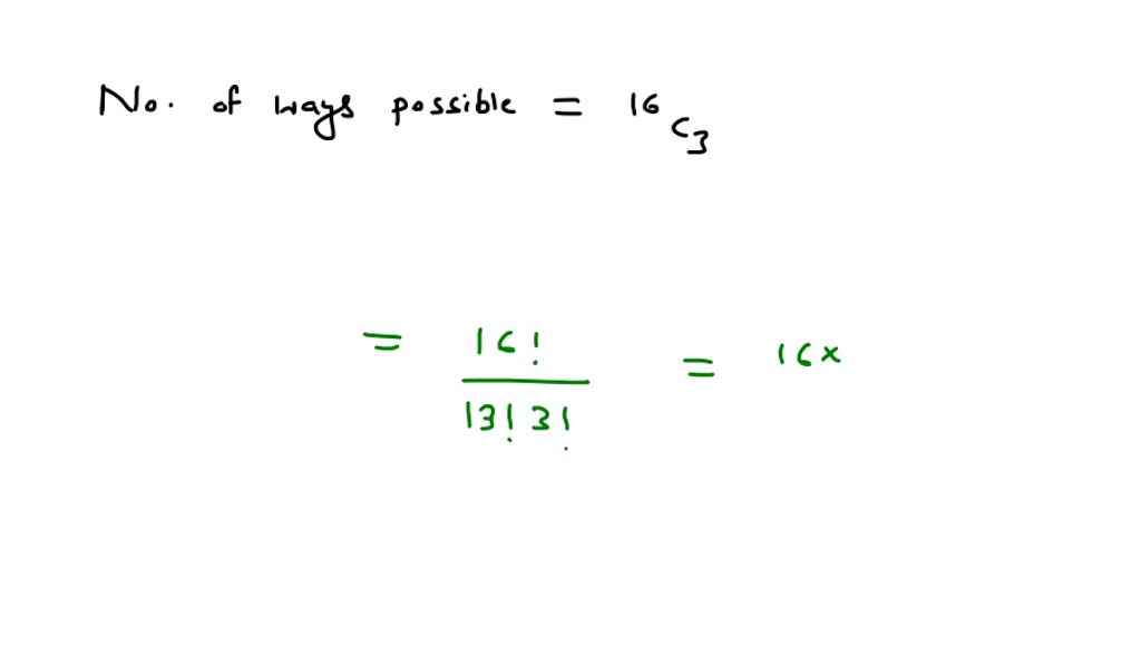 SOLVED A pizza parlor offers a choice of 16 different toppings. How