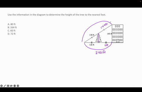 use-the-information-in-the-diagram-to-determine-the-height-of-the-tree-to-the-nearest-foot-a-80-ft-b-264-ft-c-60-ft-d-72-ft-37516