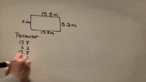 the-lengths-of-the-rectangle-have-been-measured-to-the-nearest-tenth-of-a-metre_-work-out-the-following-writing-down-all-the-figures-on-your-calculator-display-a-the-upper-bound-for-the-peri-87593
