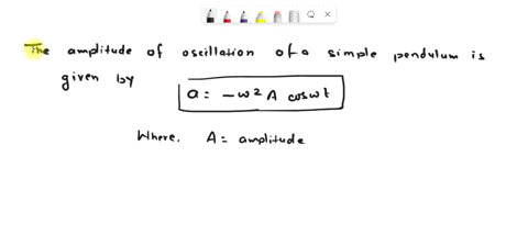 the-amplitude-of-oscillation-of-a-simple-pendulum-is-increased-from-1-to-4-its-maximum-acceleration-changes-by-a-factor-of-14-12-2-4-16-18333