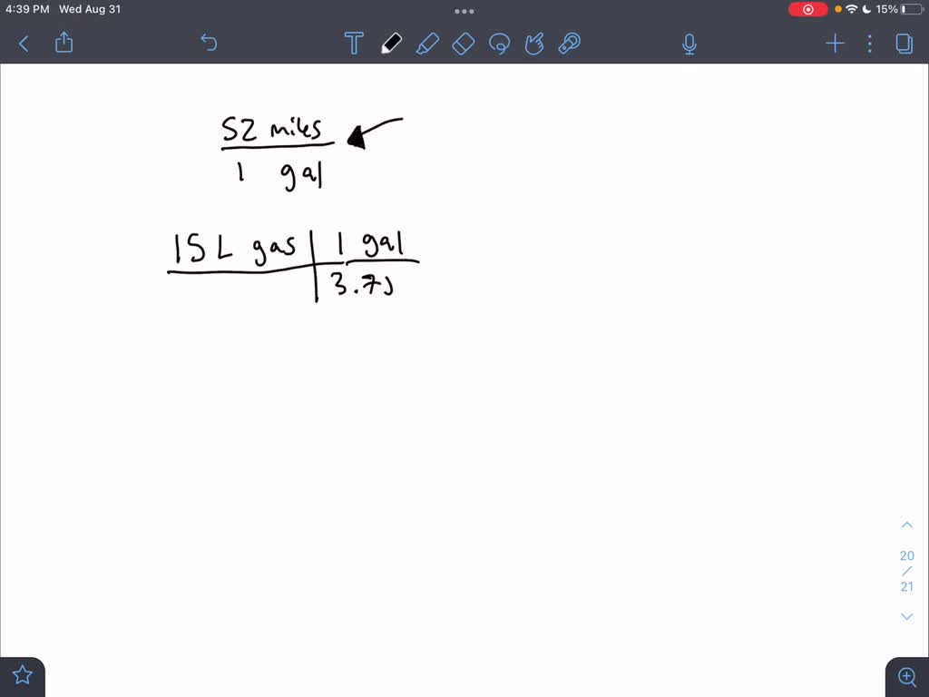 The Toyota Prius, a hybrid electric vehicle, has an EPA gas...