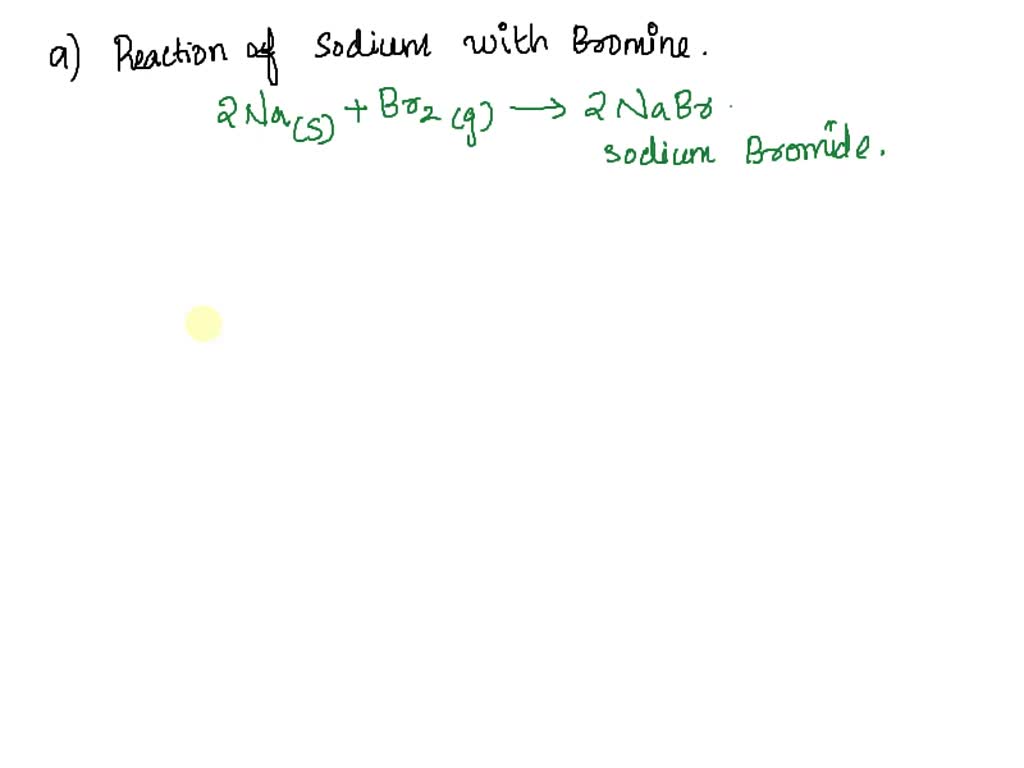 SOLVED 1) Write the balanced chemical equation for the reaction of