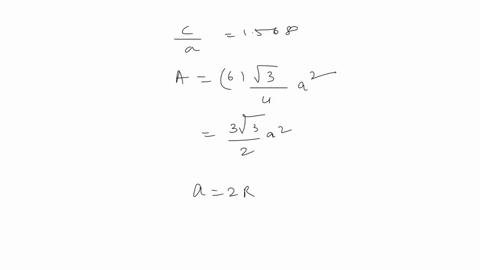 calculate-the-theoretical-density-in-grams-per-cubic-centimeter-of-beryllium-beberyllium-has-an-atomic-radius-of-01143-nm-and-a-close-packed-hexagonal-cph-structure-with-the-unit-cell-height-72604