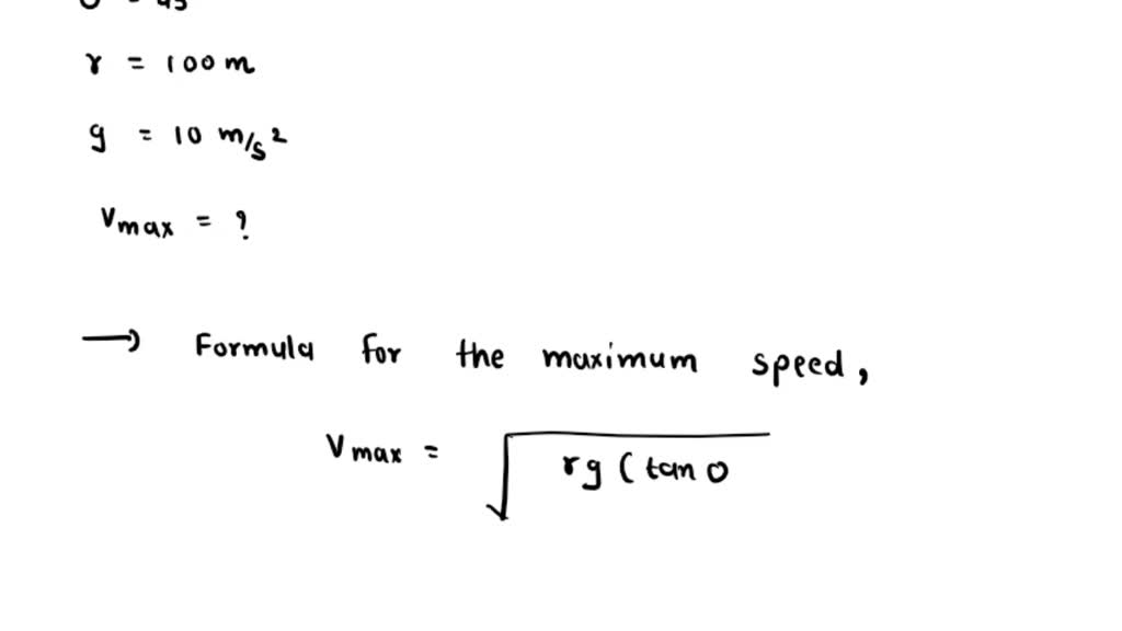 Solved W Determine the rated speed of a highway curve of